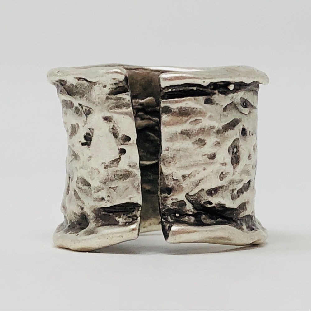 New Silver tone Adjustable ring Turkish Design - Picture 3 of 6